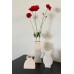 Lisboa white vase organic set van 3 