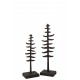 J-Line Kerstboom Aluminium Donkerbruin set-2