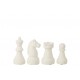 J-Line Schaakstuk wit set-4 Small