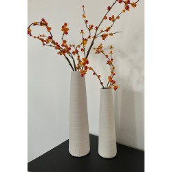 Countryfield Luxe Vazen Set Nohr Crème Beige Aardewerk 