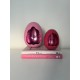 Diga Colmore luxe decorative Egg Lila- Fuchsia set-2