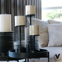 Vase The World  Kandelaar Manta set-3 Black
