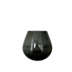 Vaas/Windlicht Smoke Grey Lune 