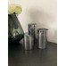 Kaarsen Led glas Grey set-3