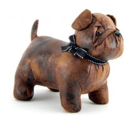 Hamilton Living deurstopper Engelse Bulldog George  bruin 