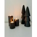 Diga Colmore T-Light holder set-3 Pilar metaal mat zwart 