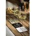 Mars & More Luxe onderzetters wijn Chardonnay wit (6st) 