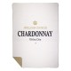 Mars & More Luxe Plaid wijn Chardonnay wit 150x200cm 